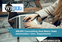 WBJEE Counselling Seat Matrix State Universities / Univ. Departments-www.wbjee.co.in